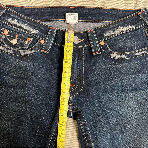 True Religion Dark Blue JOEY Flare Jeans - Picture 7 of 8